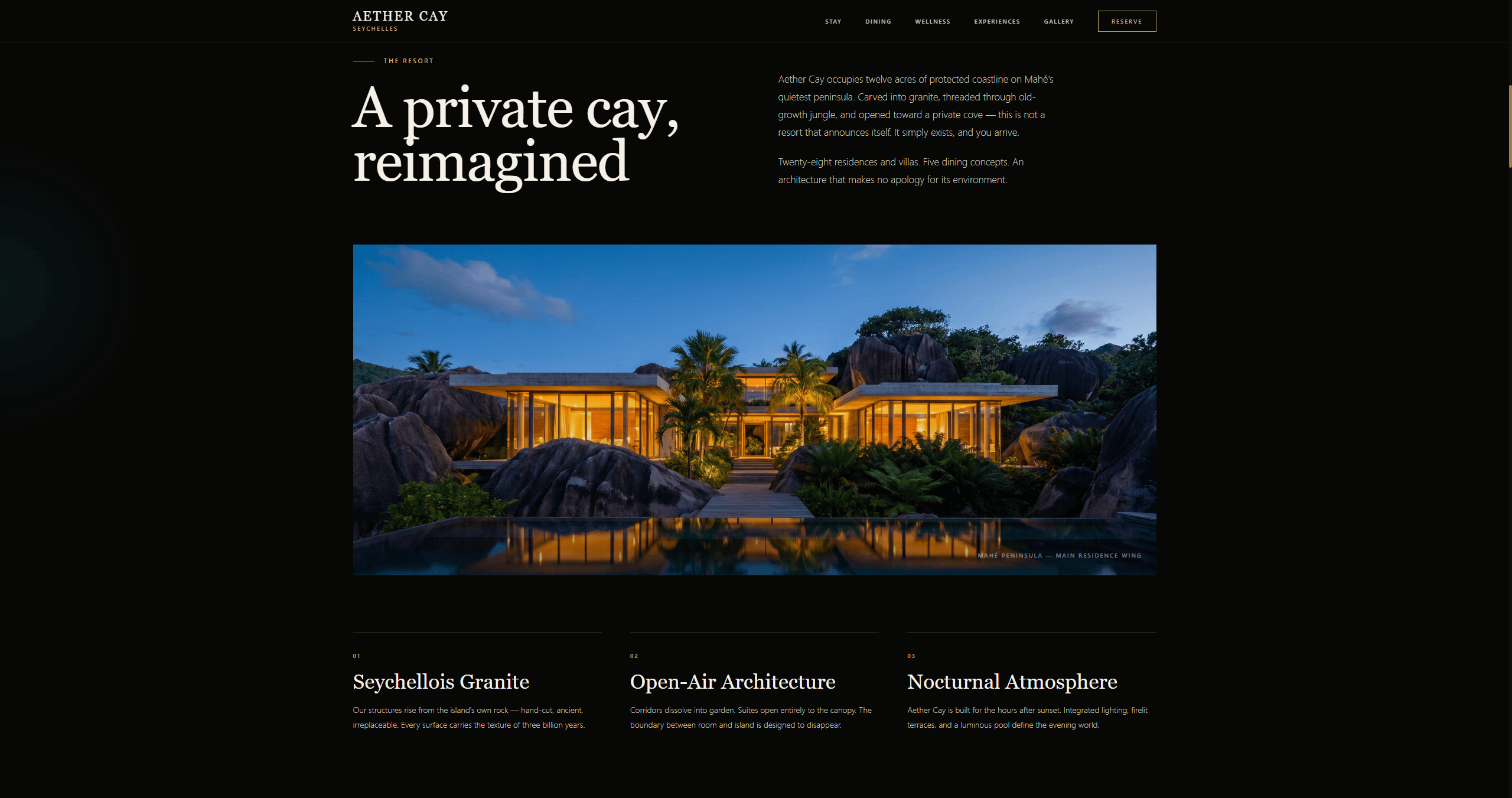 Aether Cay — summary