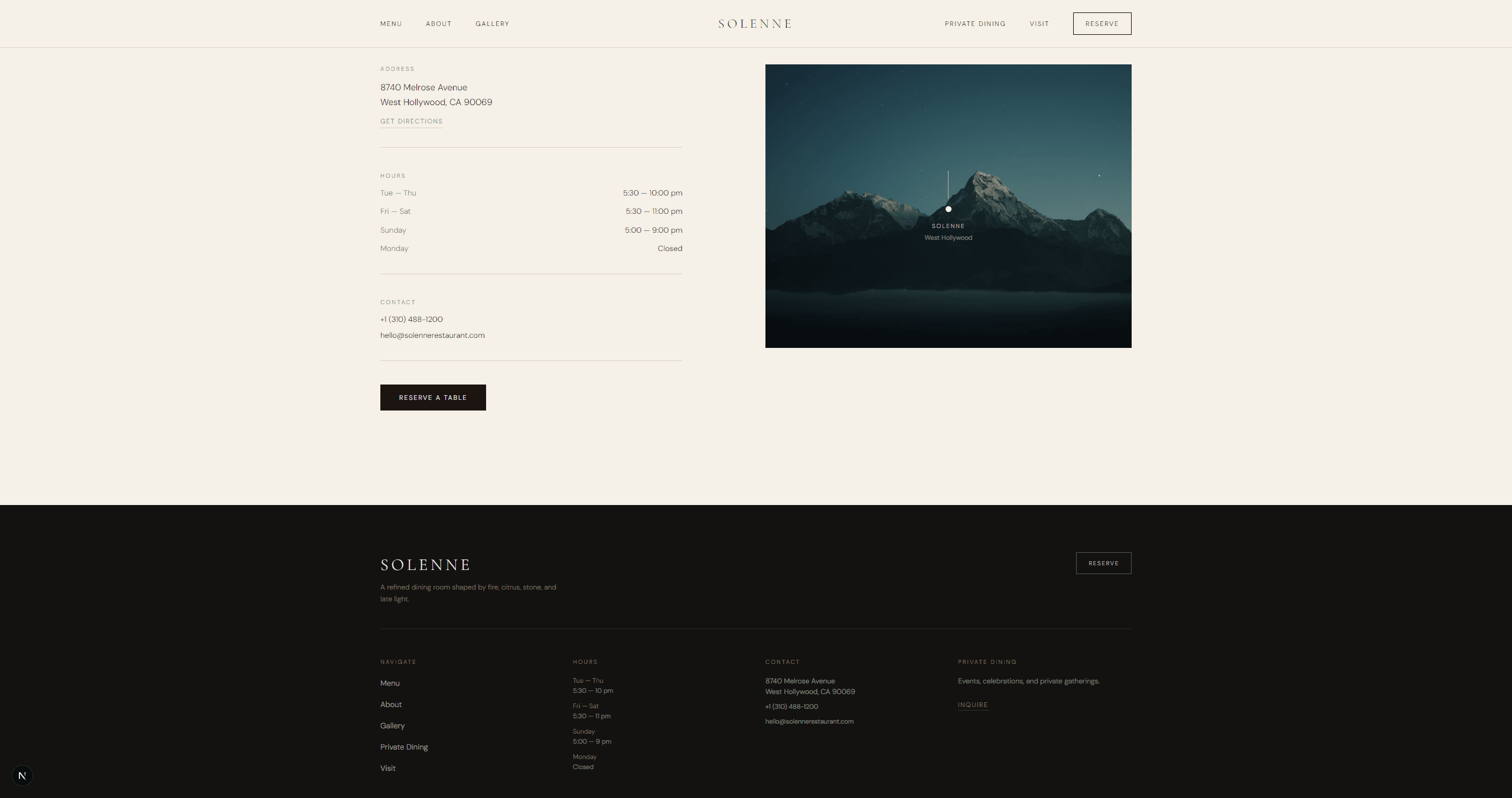 Solenne — visit